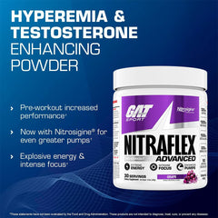 Glass of mixed Nitraflex with grape flavor ready for training session.