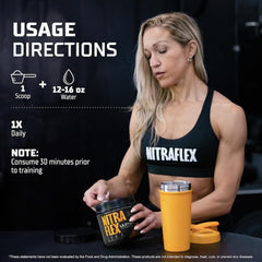GAT SPORT Nitraflex Ultra energy mix closeup for performance