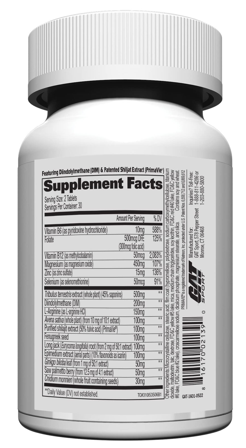 DIM ingredient close-up with Testrol Gold ES emphasizing hormone balance
