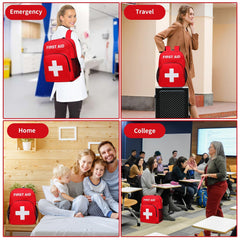 Gatycallaty first aid backpack in use during travel for everyday readiness