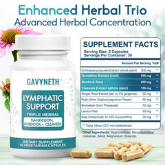 GAVYNETH immune balance capsules close-up highlighting plant-based formula.