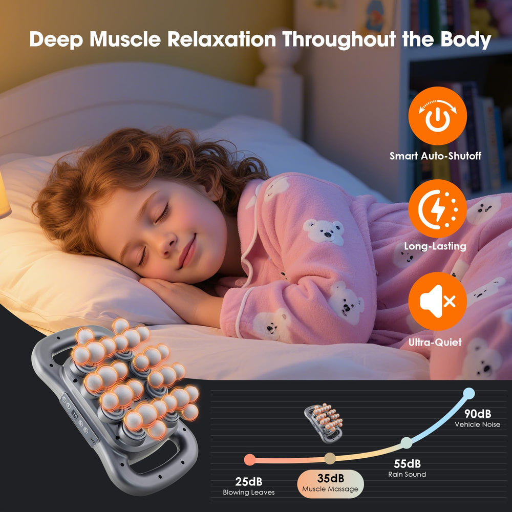 GAXEZO massager operating with ultra-quiet performance in quiet spaces