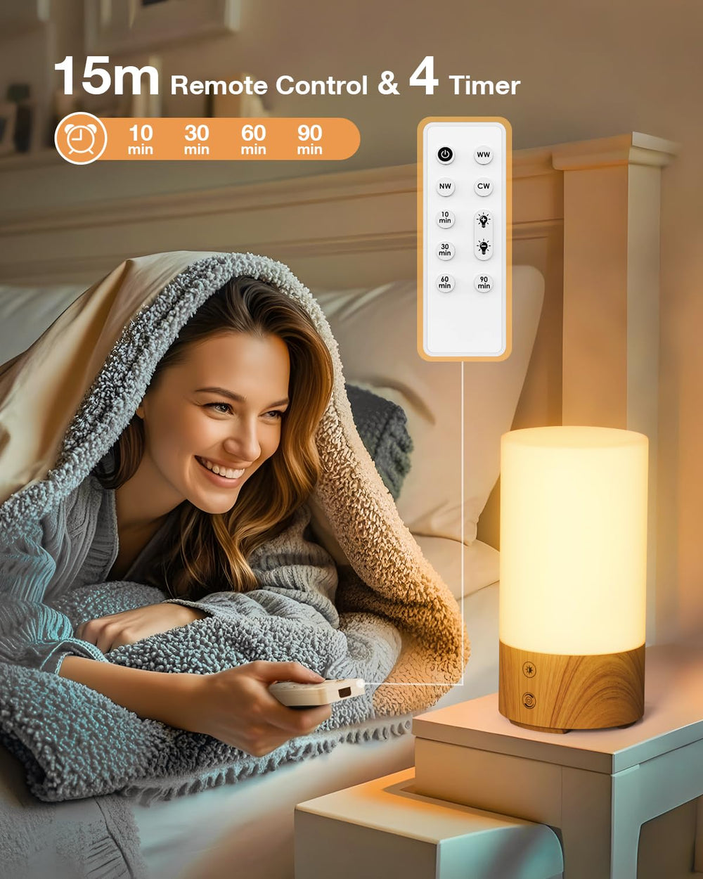 Geecent lamp UV-free daylight for safe home illumination
