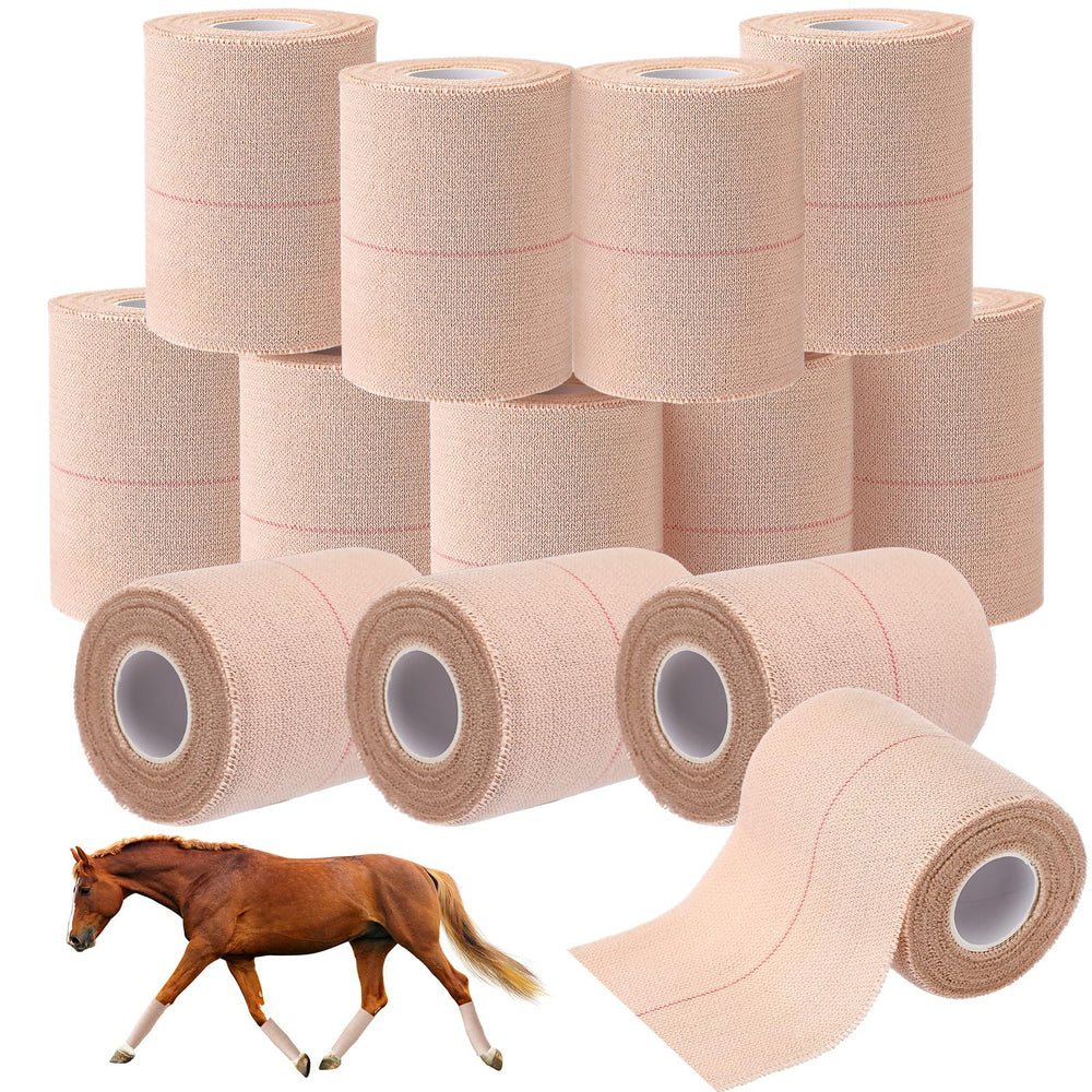Geiserailie elastic tape pack of 12 rolls ready for versatile wrapping.