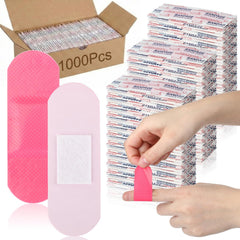 Geiserailie bulk bandages 1000-count with quick access in busy workplaces.
