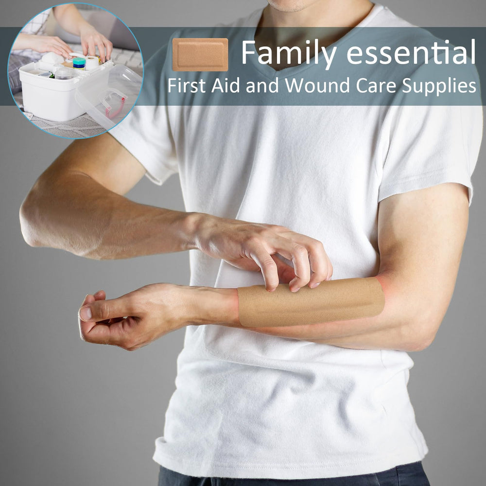 Geiserailie breathable fabric bandage protects wounds while you move