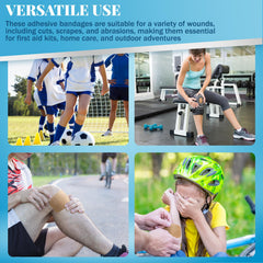 Geiserailie individually packaged bandages for clean, ready-to-use first aid