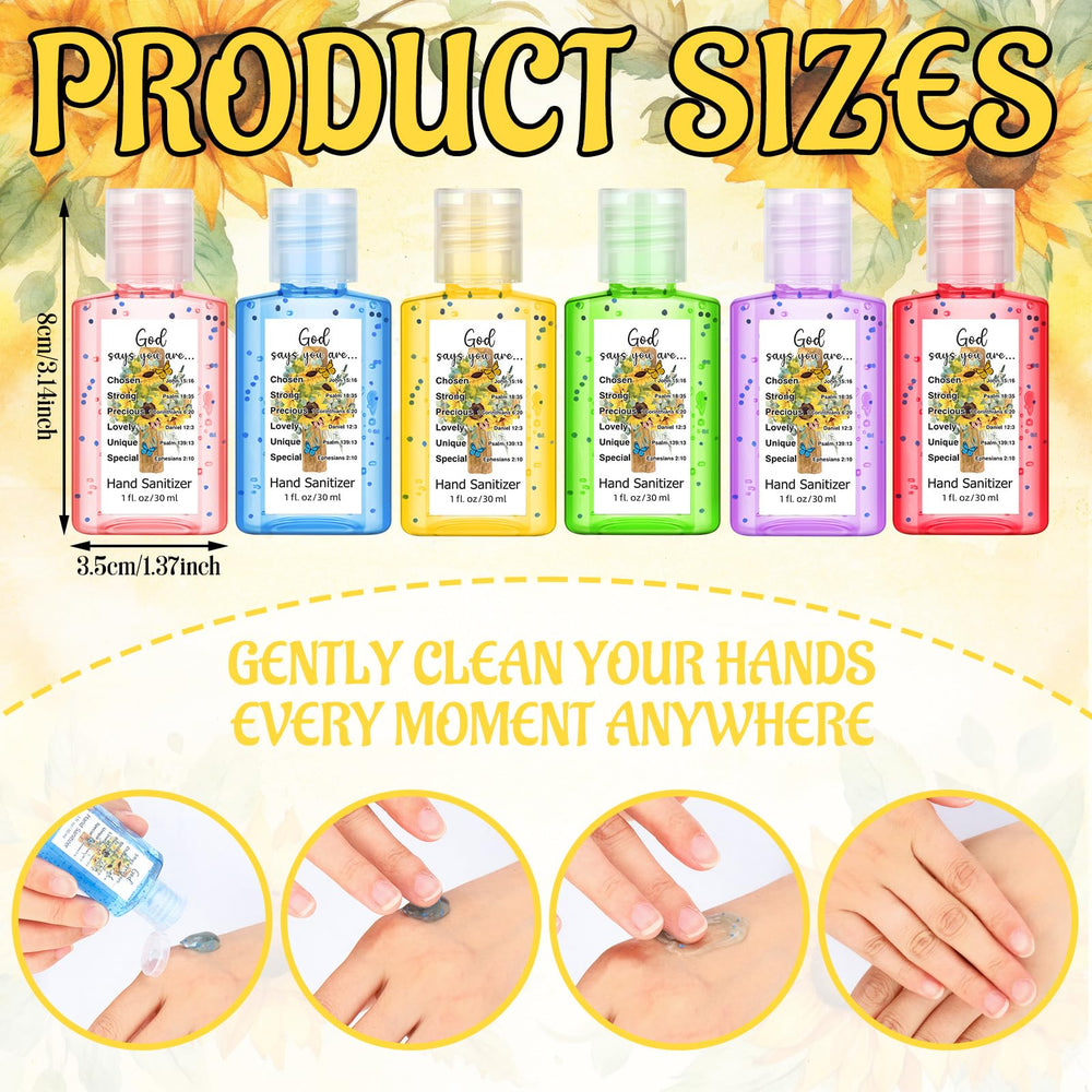 Gejoy Bible verse hand sanitizer 48-pack for group gifting at events