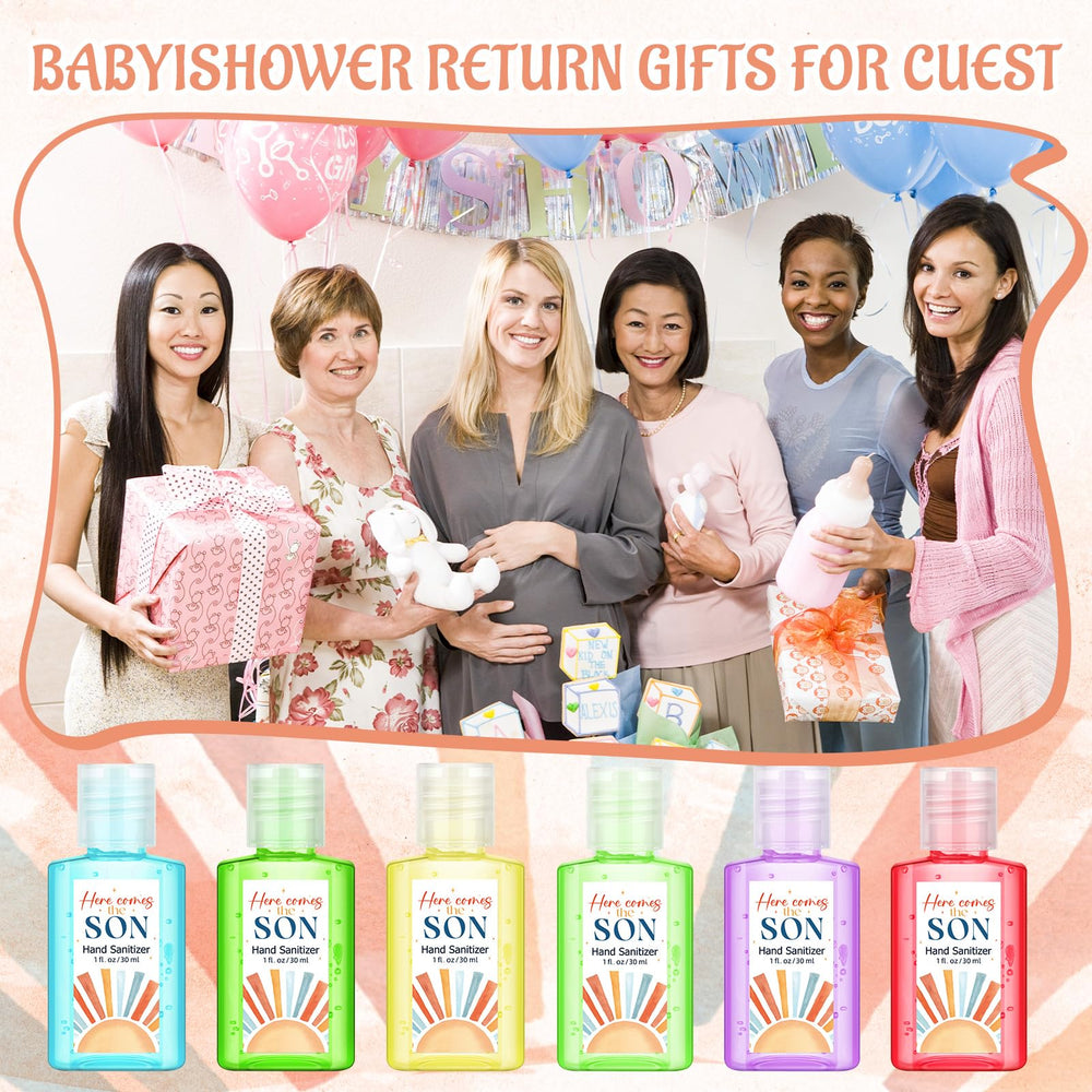 Gejoy Gardenia scented mini sanitizer 1oz, ideal party gift for guests.