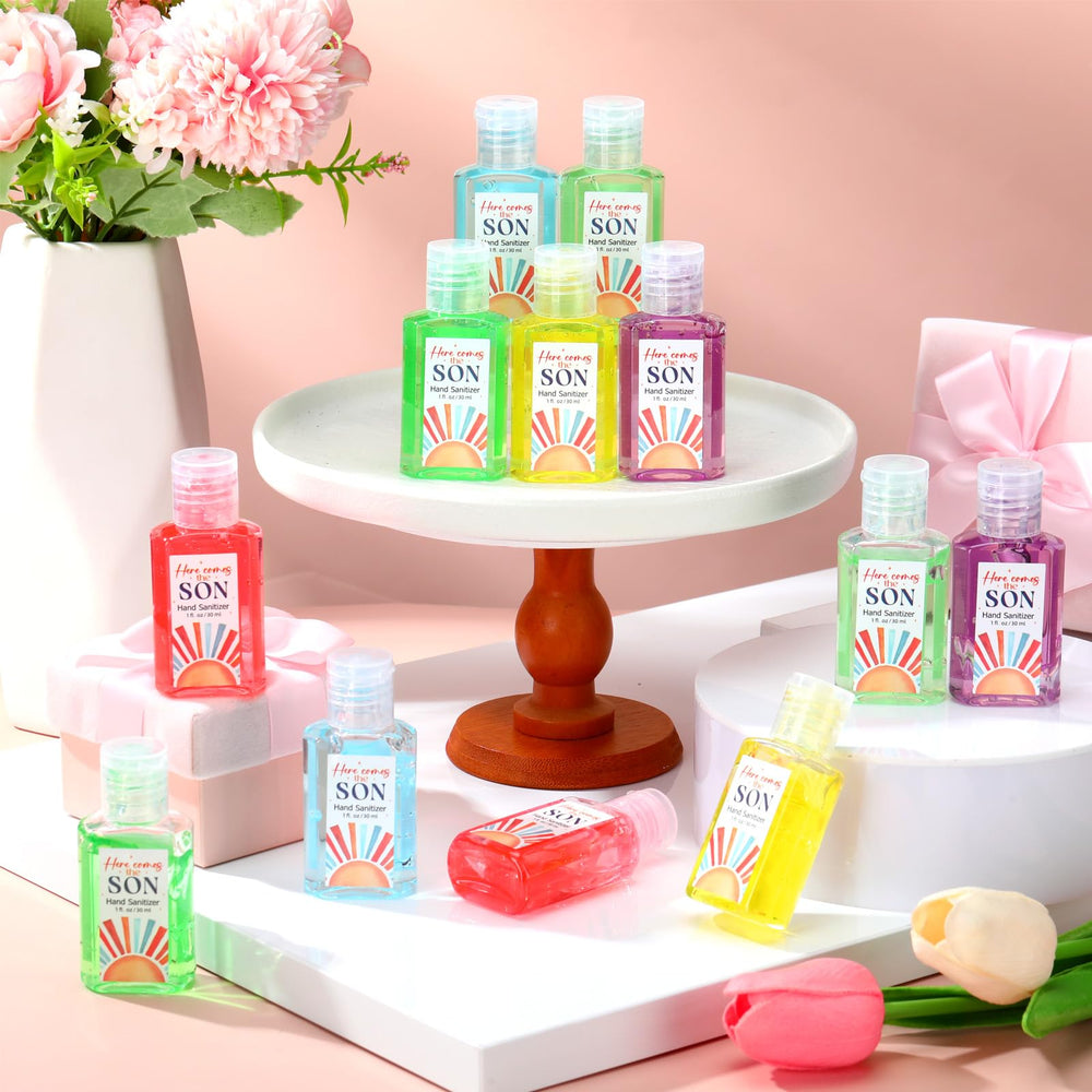 Gejoy Mint scented mini sanitizer 1oz, refreshing on-the-go cleanliness for attendees.