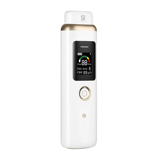Gemusve Ketone Breath Monitor front view for quick ketosis insights.