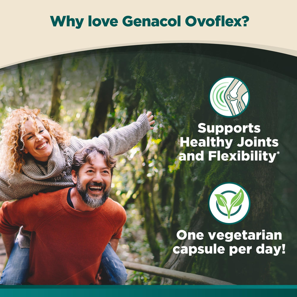Genacol Ovoflex storage in a home cabinet for easy access