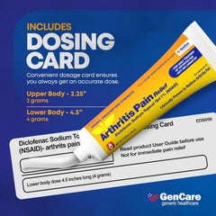 GenCare GMP-certified facility symbol beside packaging