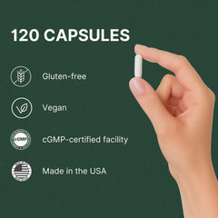 GENEIII Ergothioneine Made in USA badge confirms production origin