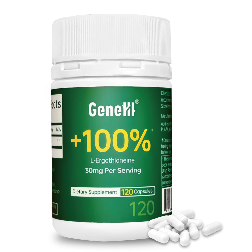 GENEIII Ergothioneine supplement scene evokes a health-conscious lifestyle