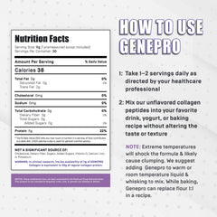 GENEPRO GEN. 3 pouring protein powder into glass for a quick mix.