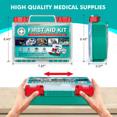 General Medi case with clear compartments demonstrating organized storage