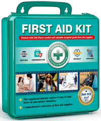 General Medi hardcase first aid kit cover, rugged and portable for travel.