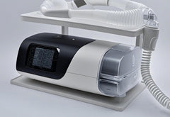Generic Bedside Shelf with compact height keeps CPAP near bedside and reduces dust intake