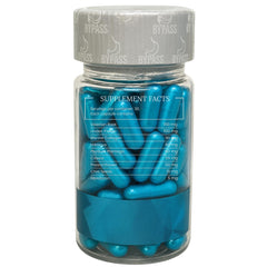 Generic Bypass Purify Night capsules close-up showing easy-to-swallow design