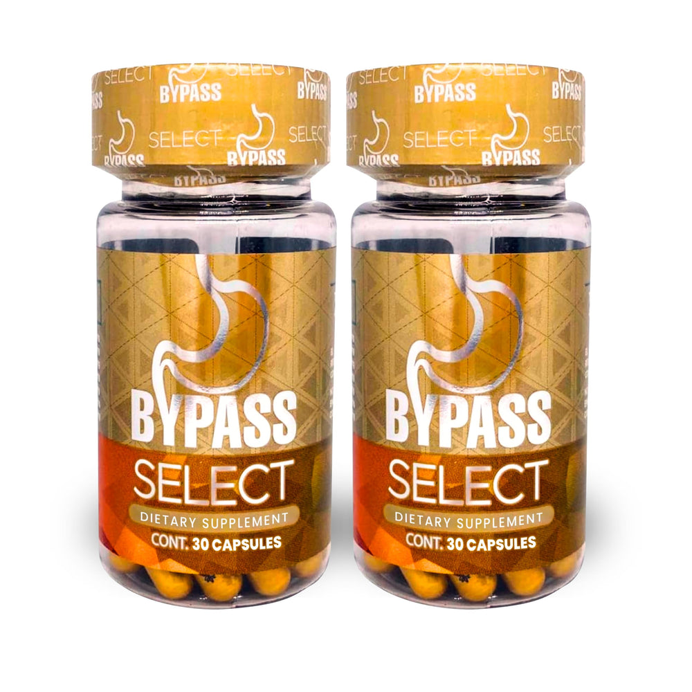 Generic Bypass Select bottle front showing herbal metabolism support for daily energy