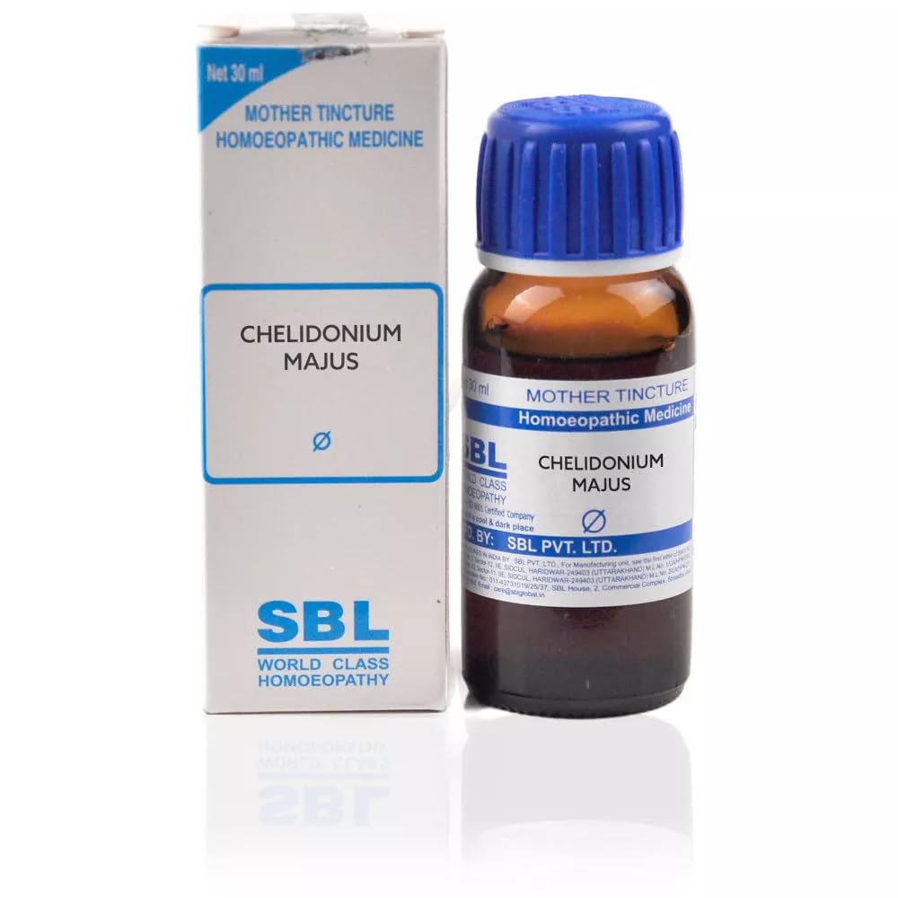 Generic Chelidonium Majus 1X dropper showing precise dosing and portability