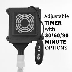 Generic CPAP hose dryer removable air filter keeps air clean during drying.