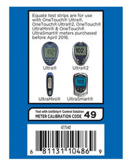 Generic test strips used with a small blood sample for quick results.