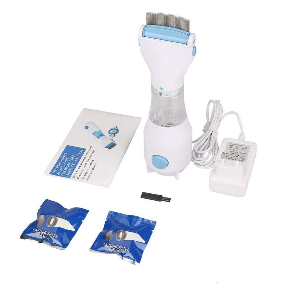 Generic Electric Vacuum Comb teeth close-up highlights rounded stainless steel teeth and safe use.