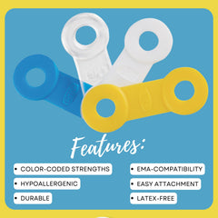 Color-coded strengths image showing White, Yellow, Blue, Clear options.