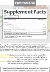Generic Finezyme bottle on display emphasizes the pineapple enzyme blend.
