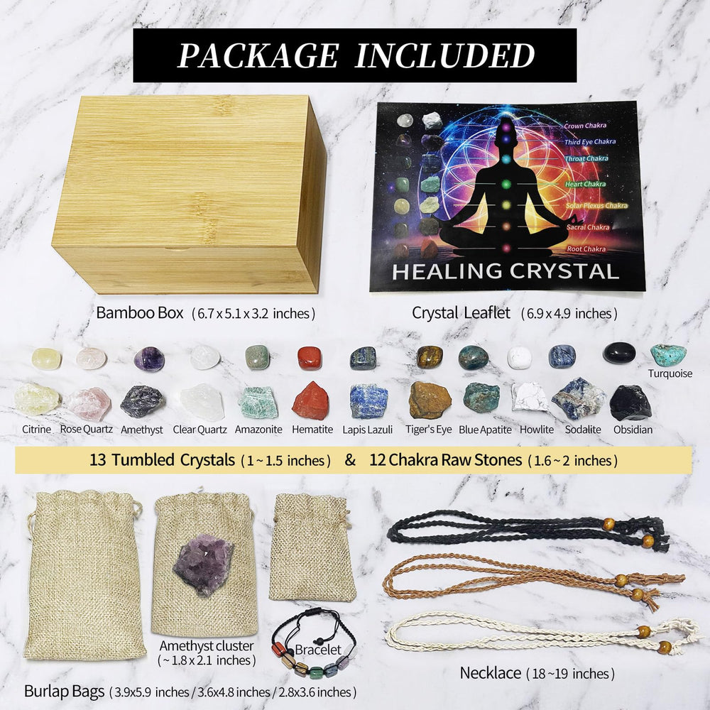 Generic Healing Crystals Kit bracelet complements energy work and personal style.