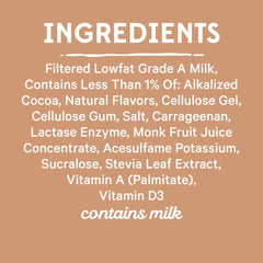 Generic High Protein Chocolate Shake front view shows rich milk chocolate texture