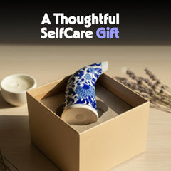 Generic Himalayan Salt Inhaler with hand-painted motif adds aesthetic appeal.