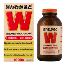 Generic Japanese Strong WAKAM0T0 1000 bottle-front for convenient daily digestive support.