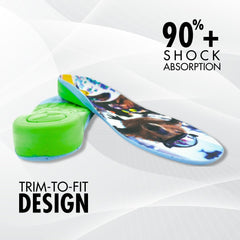 Generic Kingfoam Elite Pro FP Insole deep heel cup for stability.