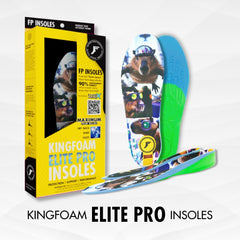 Generic Kingfoam Elite Pro FP Insole trim-to-fit feature for versatile shoe fit.