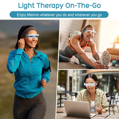 Generic Light Therapy Glasses with three timer options for flexible use.