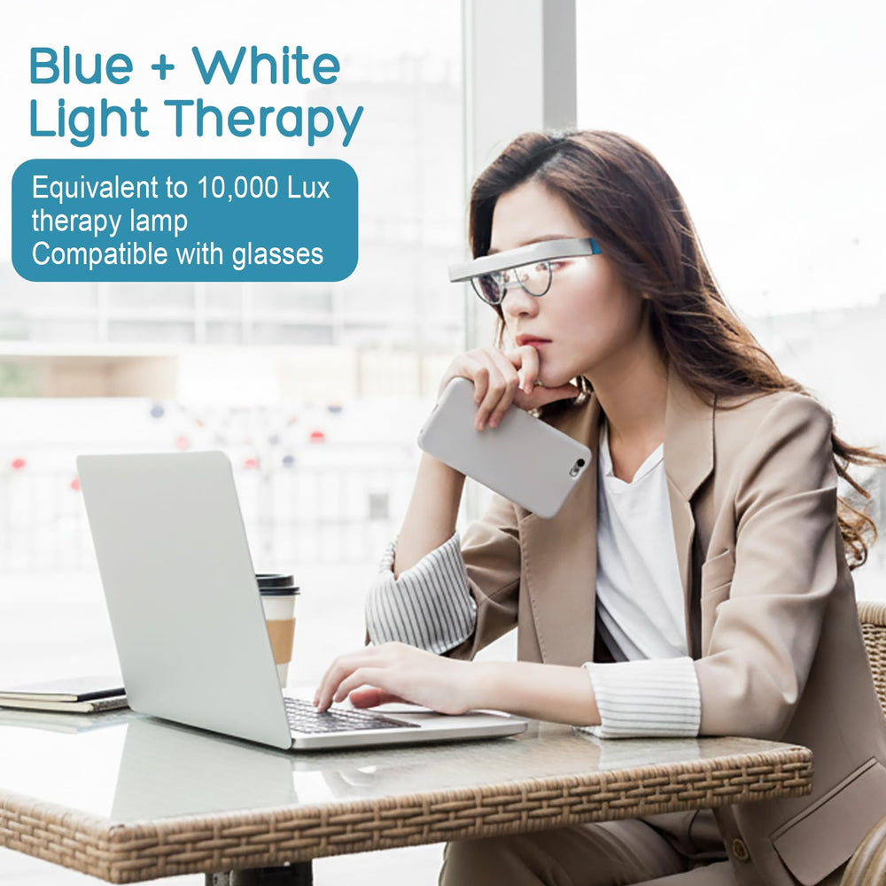 Generic Light Therapy Glasses are UV-free and designed for safe use.