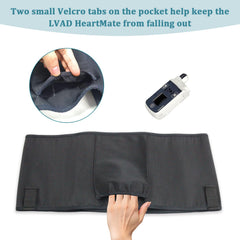 Generic LVAD Sleep Belt breathable-fabric for all-night comfort