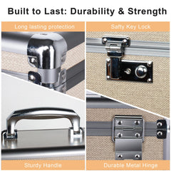 Generic Medication Lock Box durable aluminum construction provides long-lasting protection