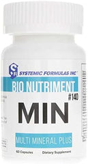 Generic MIN Multi Mineral Plus bottle closeup emphasizes capsules delivering essential nutrients