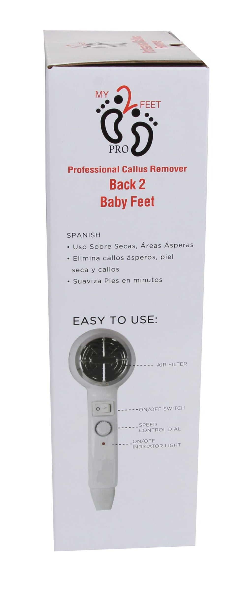 Generic My2Feet replacement disks pack shows fine and coarse options