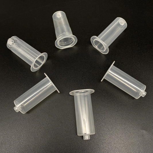 Generic Needle Holder Transparent Connector shows clear body for needle depth visibility during training