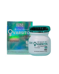 Generic Ovarsitol bottle with capsules supporting hormonal balance and energy.