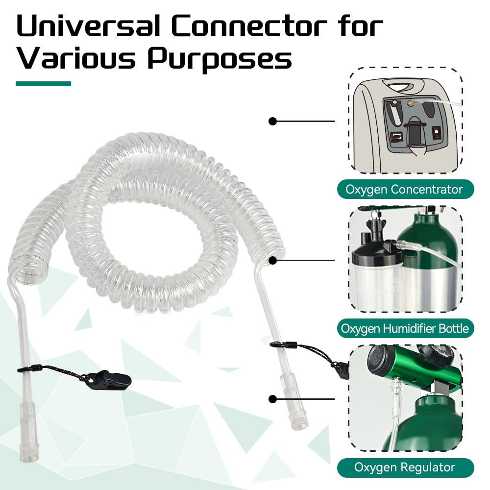Generic oxygen hose reel showing 360° swivel connectors for flexible use.