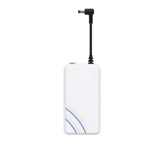 Generic NT05/NT03 rechargeable battery powering portable oxygen on the go.