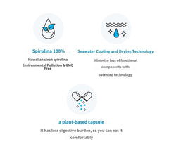 Generic Spirulina spoon with powder for easy daily intake