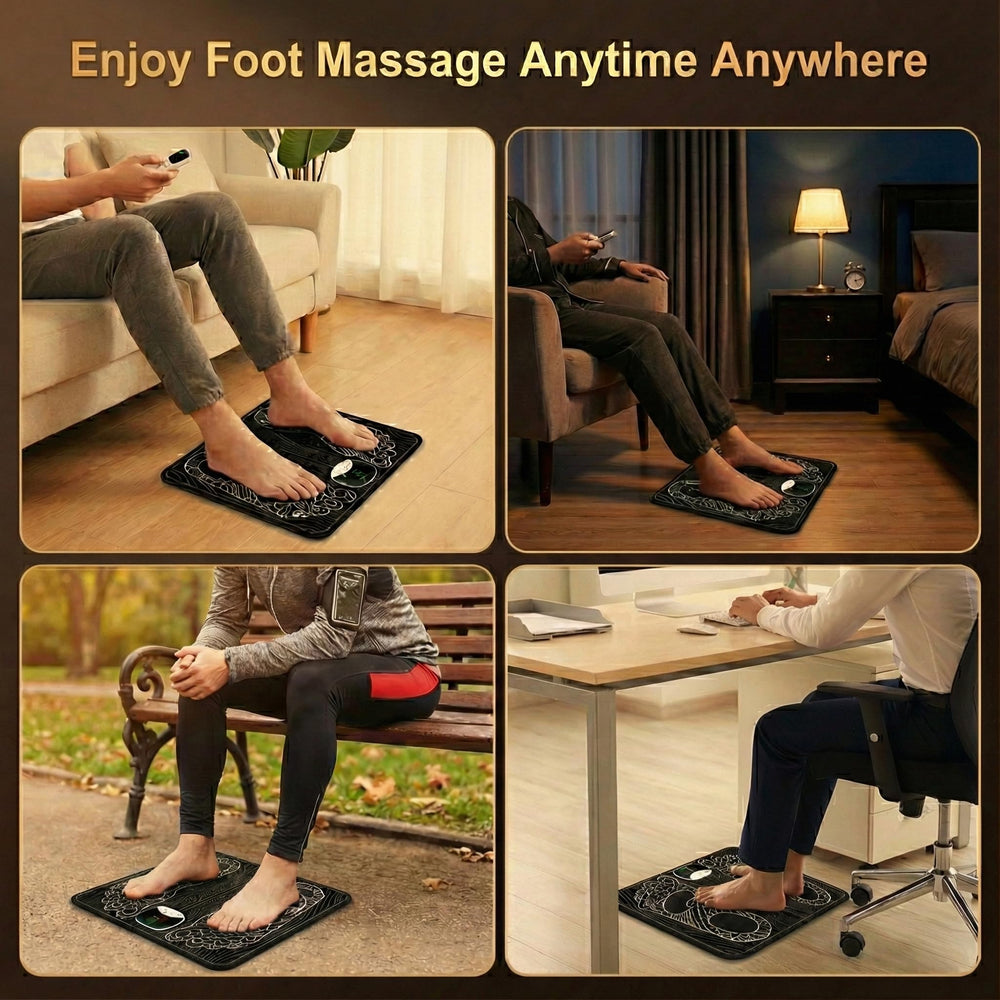Generic TENS & EMS foldable compact design for easy storage or travel.