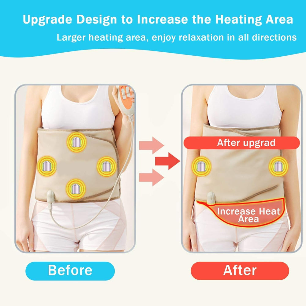 Adjustable PU belt with Velcro for a comfortable waist fit.